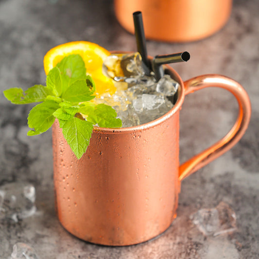 Copper Wine Glass Cocktail Mug Bar Cold Drink Pure Copper Cup