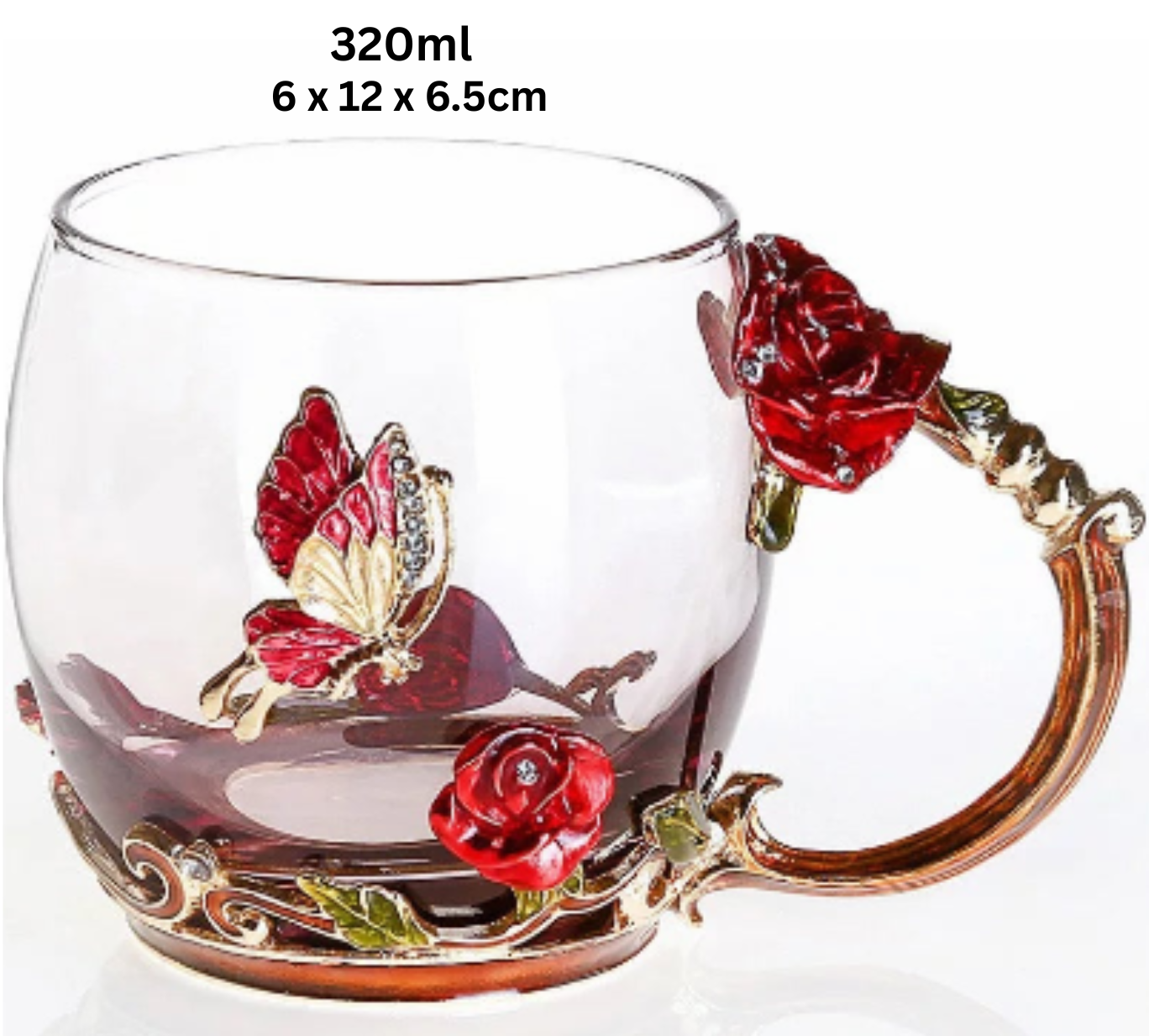 Flower Glass Mug/Cup - Home & Garden