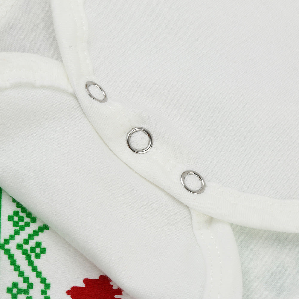 Children's Christmas three-piece baby baby suit
