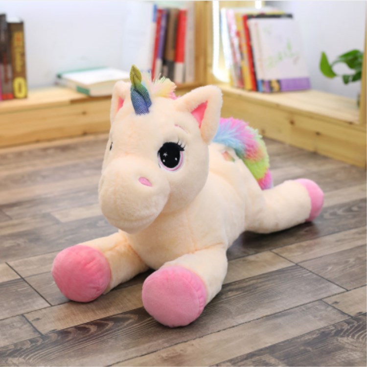 Anime Peripheral Cartoon Unicorn Doll Girl Heart Plush Toy Personality Car Decoration
