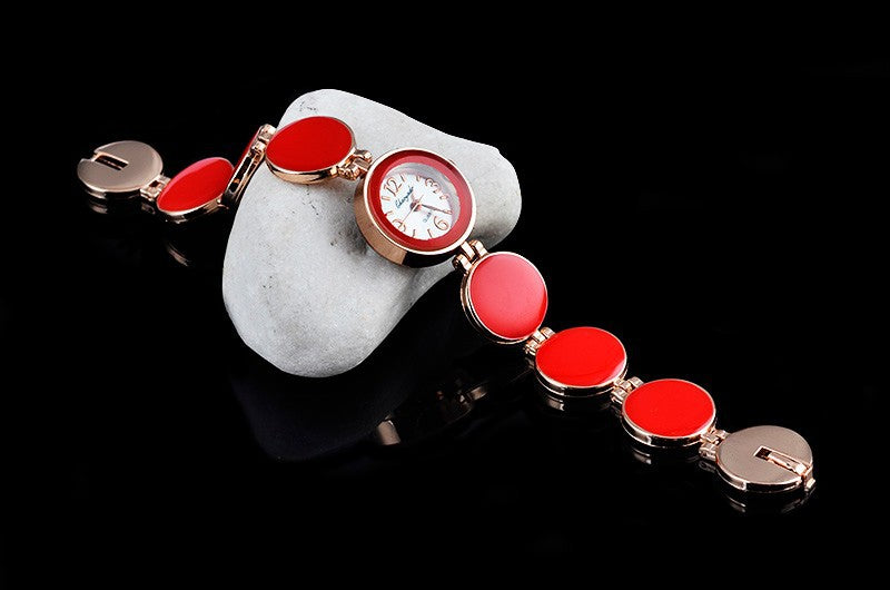 The Bracelet Watch Brown Circle Casual Watch Fashion Gift Watch Women's Watch