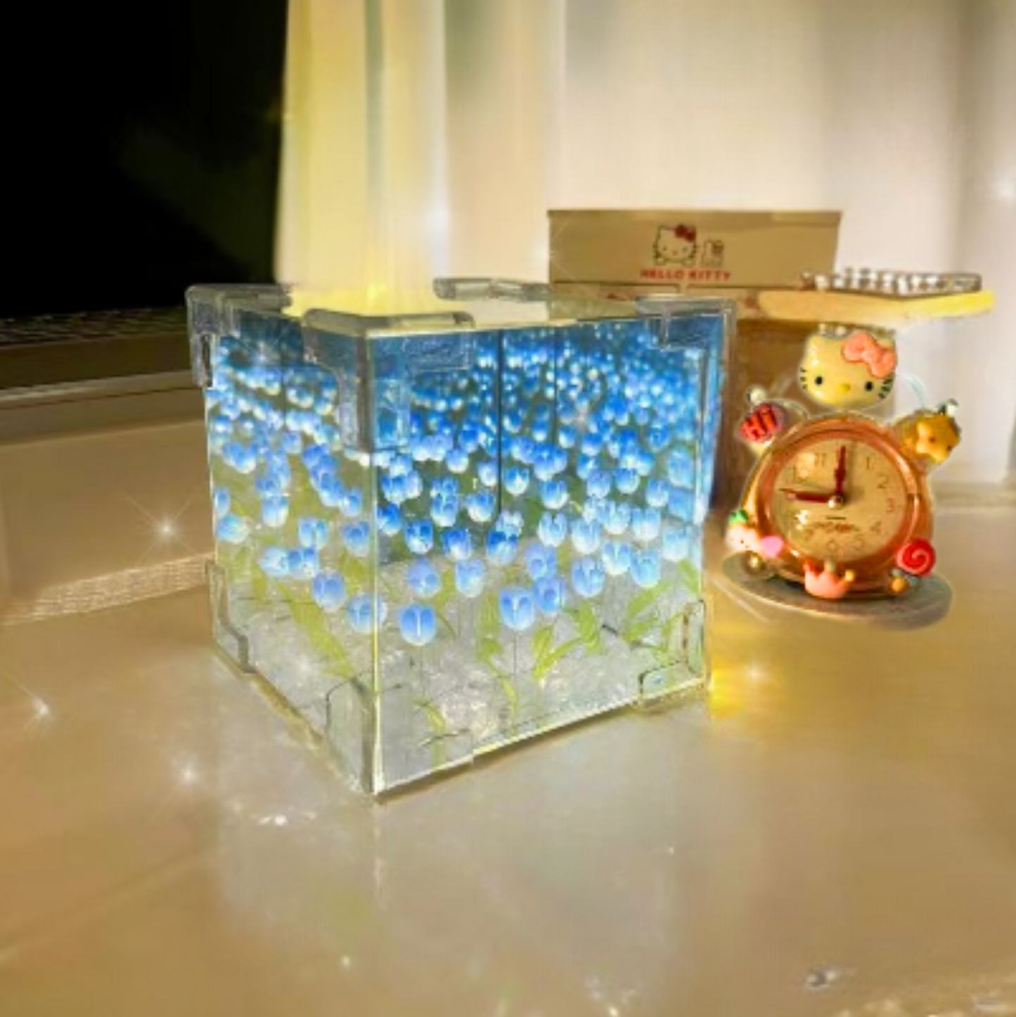 Night Light - Tulip Cube - Home & Garden