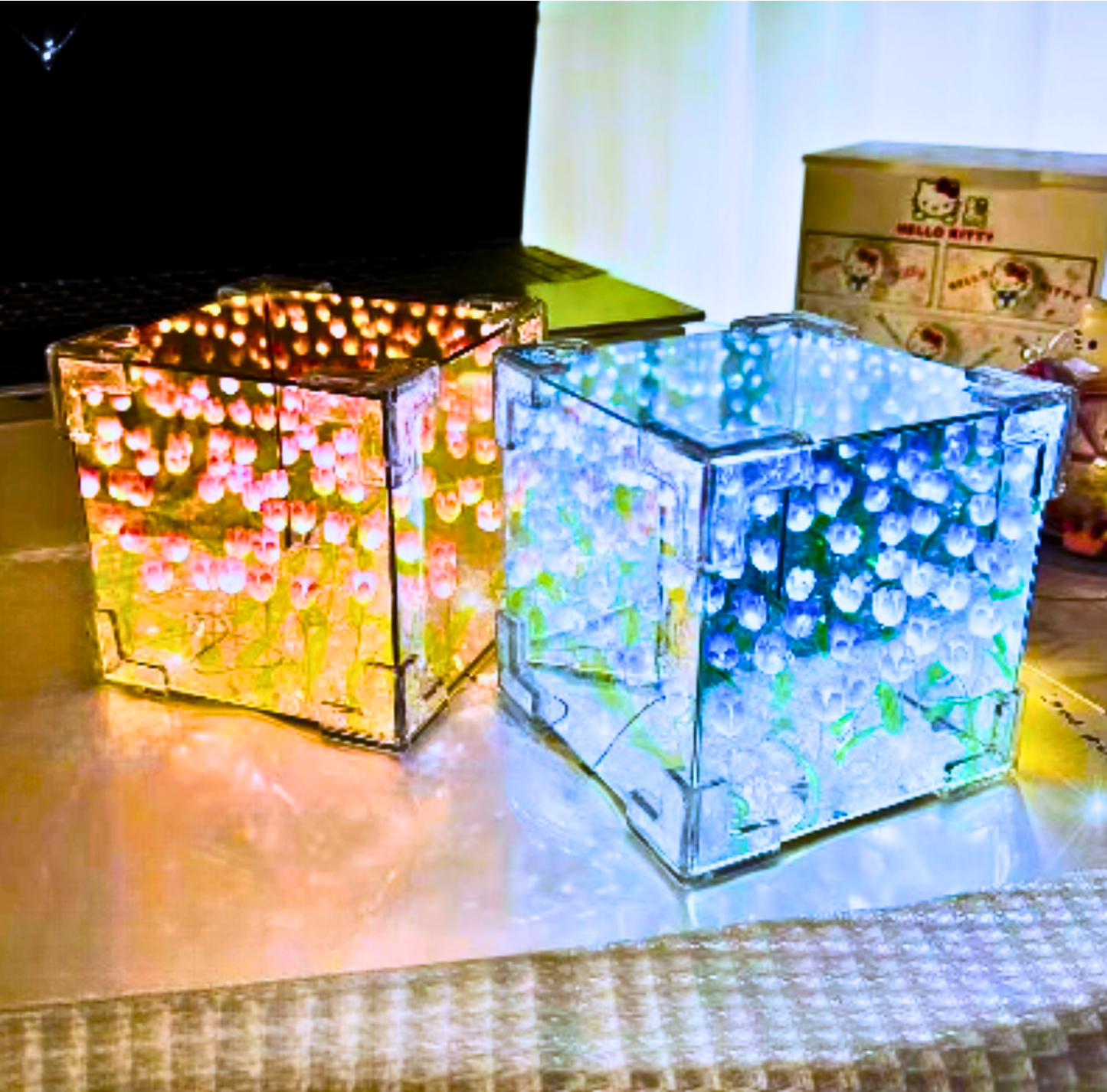 Night Light - Tulip Cube - Home & Garden
