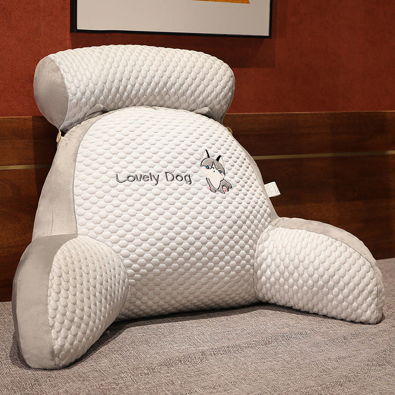 Bedside Cushion Soft Bag Pillow Large Back Cushion Lumbar Pillow Sofa Bed Removable And Washable Reading Pillow Dormitory Waist Protector