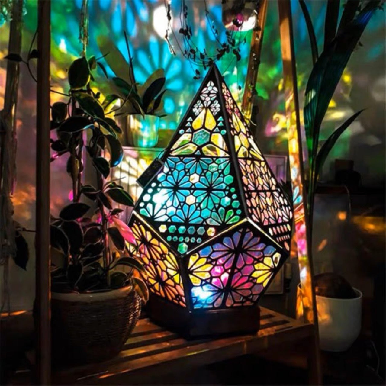 Night Light Wind Star Projection Lamp Romantic Atmosphere Light Bedroom Color Decoration