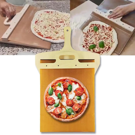 Cross Border Pala Pizza Scorrevole Wooden Baking Pizza Sliding Shovel Household Tray Pizza Shovel