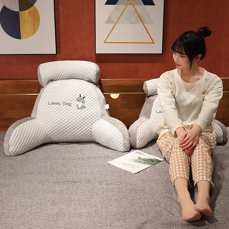Bedside Cushion Soft Bag Pillow Large Back Cushion Lumbar Pillow Sofa Bed Removable And Washable Reading Pillow Dormitory Waist Protector