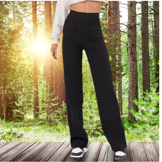 Stretch Denim Trousers - Women's Clothing