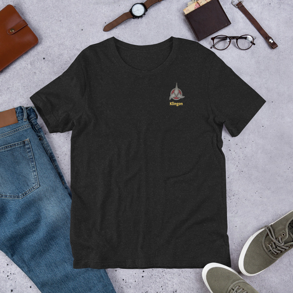 Adult Unisex Clothing - T shirt - Star Trek Klingon