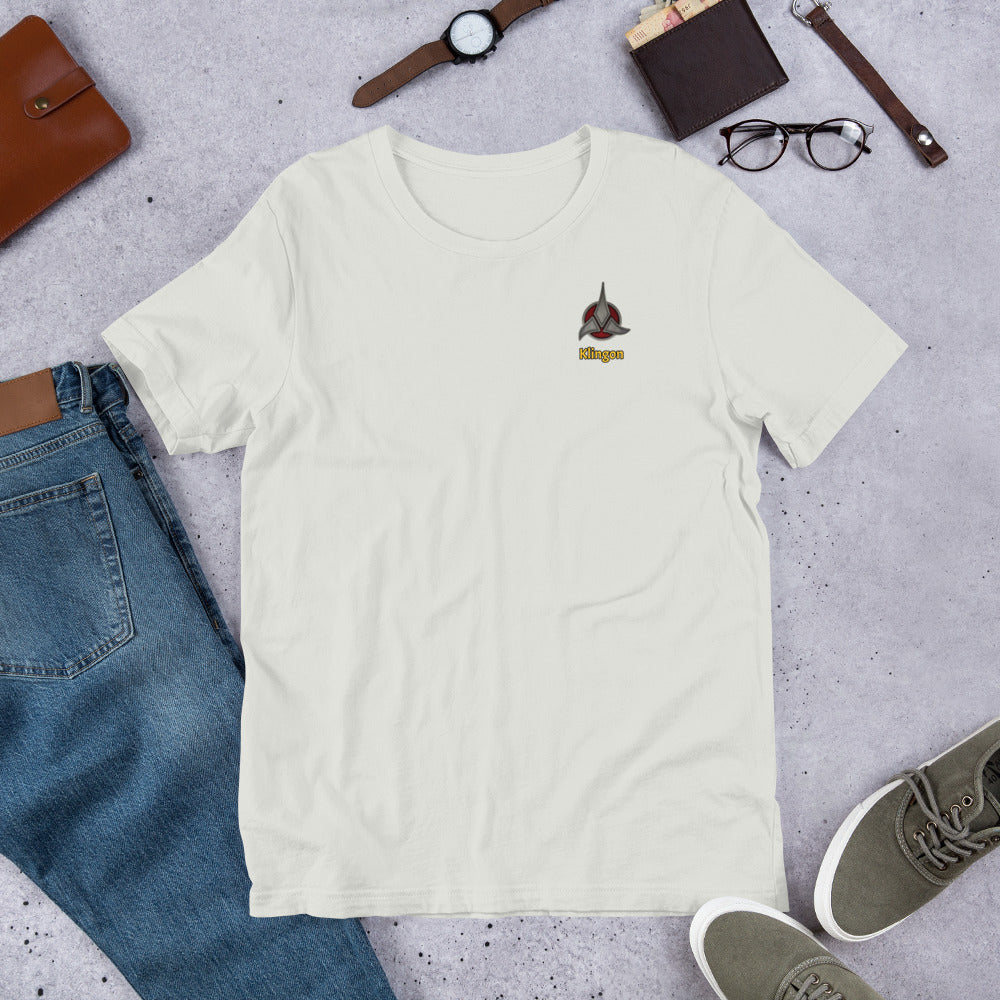 Adult Unisex Clothing - T shirt - Star Trek Klingon