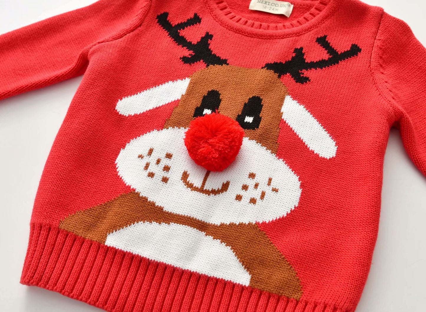 New 2023 Sweater Children&#039;s Clothing Wholesale New Year Christmas Costume Knitted Shirt Top Spring Children&#039;s Christmas Sweater
