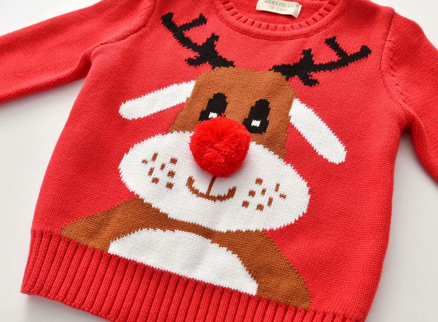 New 2023 Sweater Children&#039;s Clothing Wholesale New Year Christmas Costume Knitted Shirt Top Spring Children&#039;s Christmas Sweater