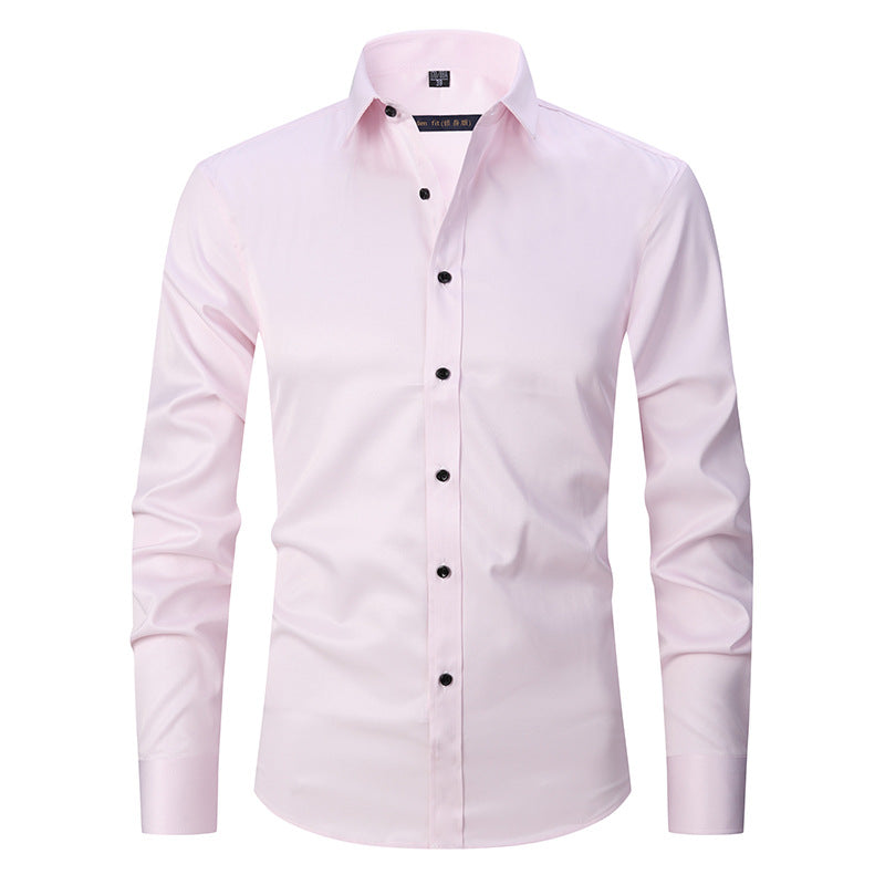 Stretch Shirt Men's Long-sleeved Slim