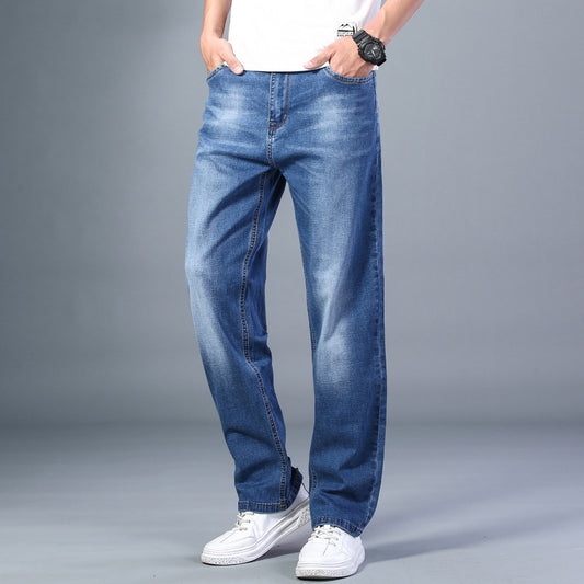 Men&#039;s Jeans Summer Thin Classic 5 Colors Loose Casual Straight Large Size Jeans Cross-border Foreign Trade Men&#039;s Clothing