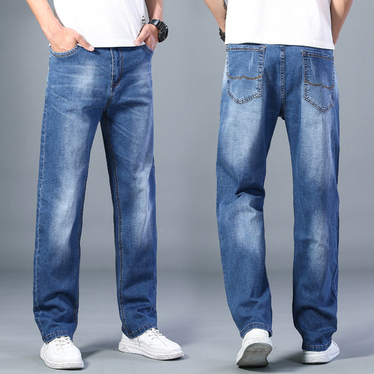 Men&#039;s Jeans Summer Thin Classic 5 Colors Loose Casual Straight Large Size Jeans Cross-border Foreign Trade Men&#039;s Clothing