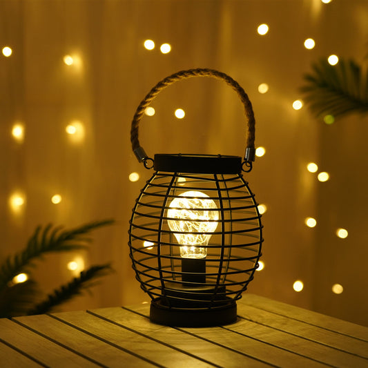 Red Wine Bottle Copper Wire Lamp Led Decorative Night Light
