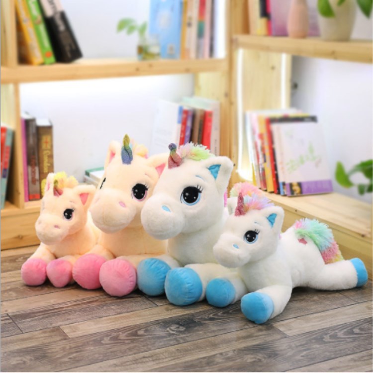 Anime Peripheral Cartoon Unicorn Doll Girl Heart Plush Toy Personality Car Decoration