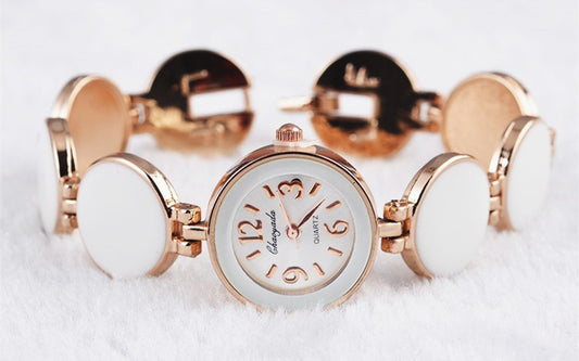 The Bracelet Watch Brown Circle Casual Watch Fashion Gift Watch Women&#039;s Watch