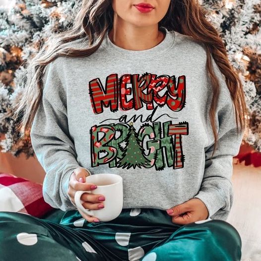 Christmas New Trendy Parent-child Wear, Winter T-shirts, Cross-border Shipping For A Family Of Four, Baby, Mother And Son, Mother And Daughter, Stylish And Fashionable
