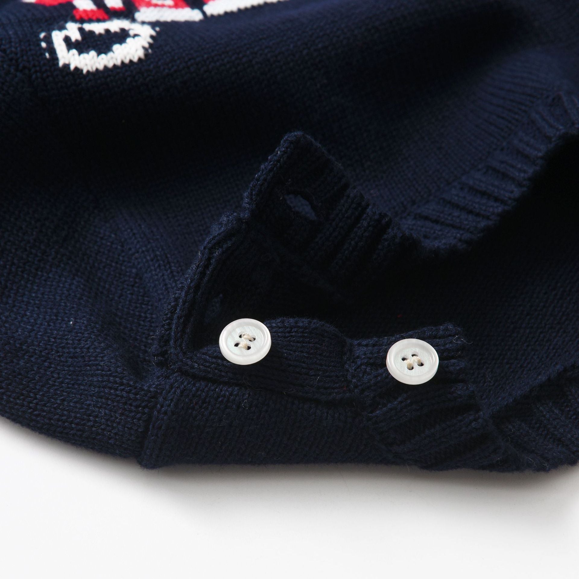 Children&#039;s Wear Autumn And Winter New Baby Knitted Jumpsuit Small Train Long Sleeve Ha-ha Clothes Men&#039;s Baby Cotton Sweater