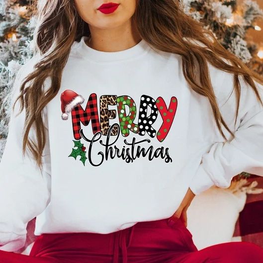Christmas New Trendy Parent-child Wear, Winter T-shirts, Cross-border Shipping For A Family Of Four, Baby, Mother And Son, Mother And Daughter, Stylish And Fashionable