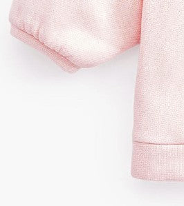 Pink Swan Puff Sleeve Top - Children's Clothing