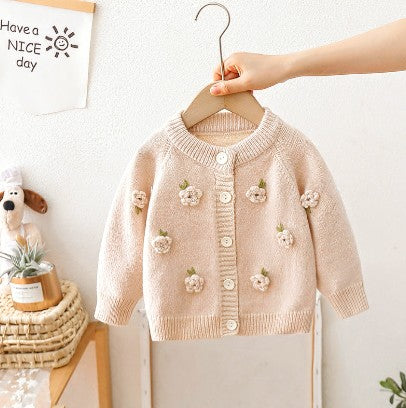 Girls' knitted Cardigan - Children's Clothing