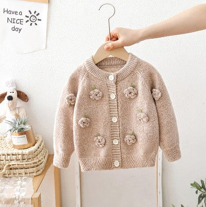 Girls' knitted Cardigan - Children's Clothing