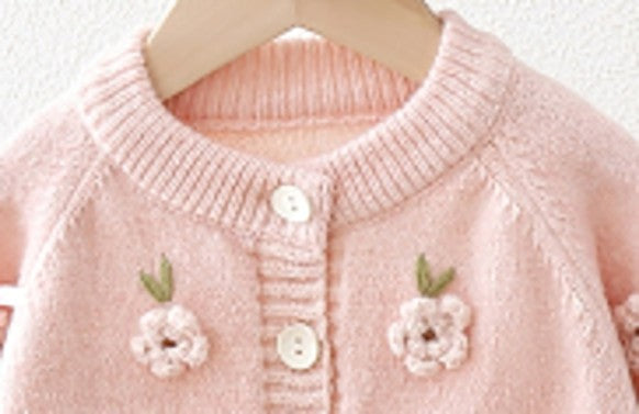 Girls' knitted Cardigan - Children's Clothing