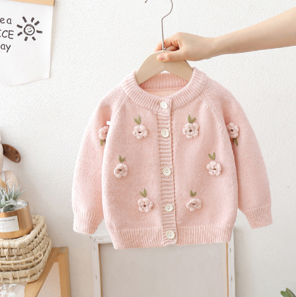 Girls' knitted Cardigan - Children's Clothing