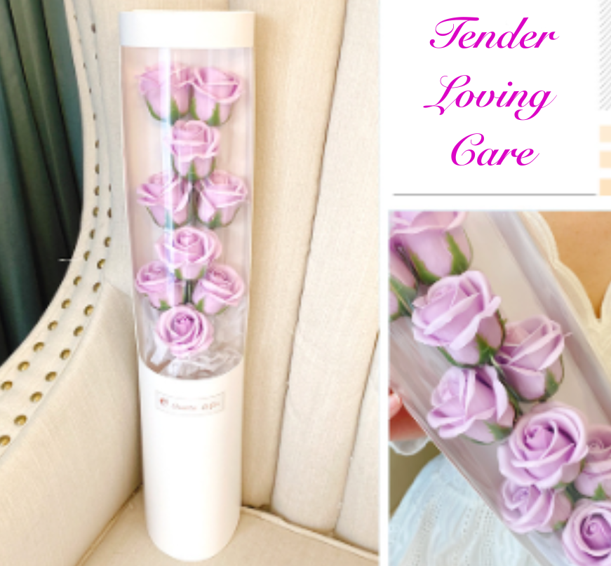 Artificial Flower Rose for Gifts in Glass Jar Light