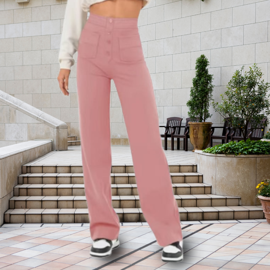 Stretch Denim Trousers - Women's Clothing