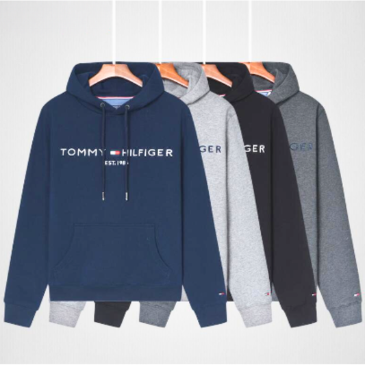 Hilfiger Hooded Sweater - Mens Clothing