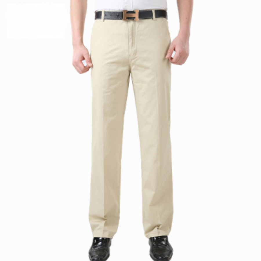 Straight Leg Chino Trousers - Mens Clothing