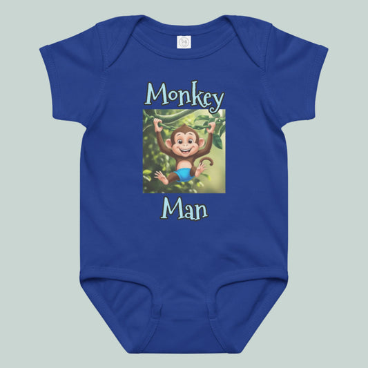 Monkey Man Vest/Bodysuit - Baby & Toddler